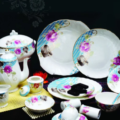 Ethnic Dinnerware Bohemian Tableware Mediterranean Dishes Coastal Dinner Set Nautical Plates Beach-themed Dinnerware