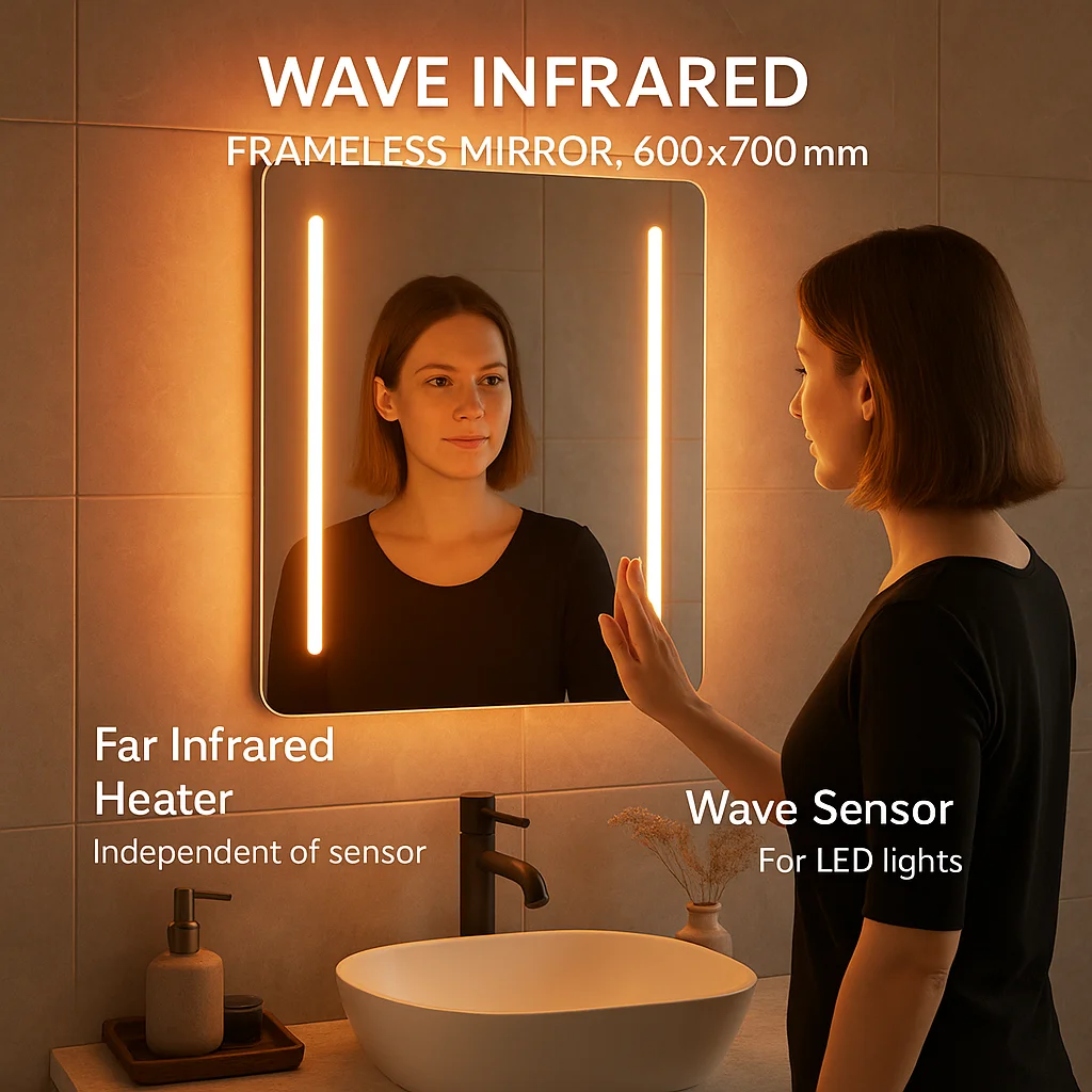 Frameless Glass Panel, 350W, 240V, LED - detail 4