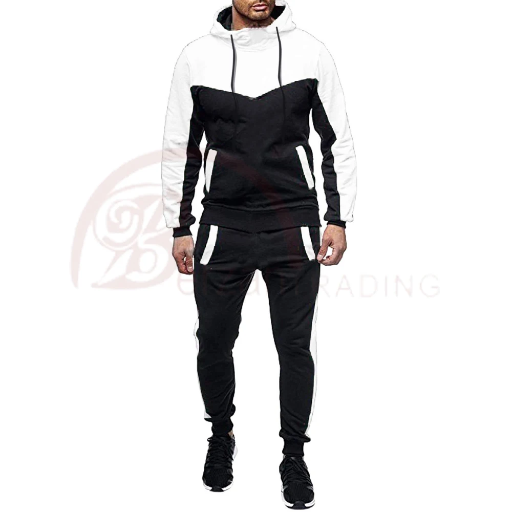 New Custom Sublimation Polyester Tracksuit Mens Casual Tracksuit Zipper