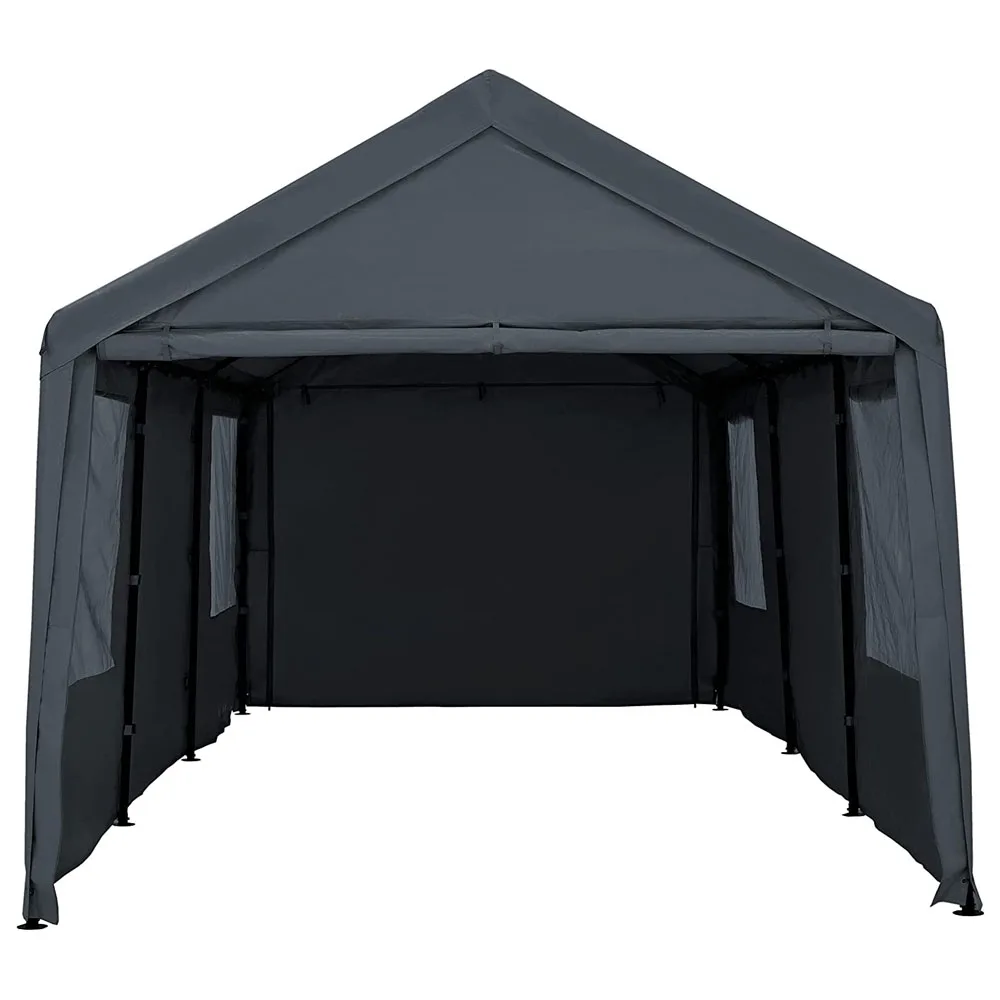 Nowensol Carport Canopy 10x20ft Heavy Duty With Removable Sidewalls ...