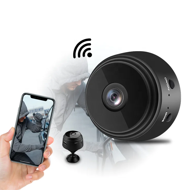 WIFI Camera a9 Mini Black. Скрытая WIFI камера. Action Detection.