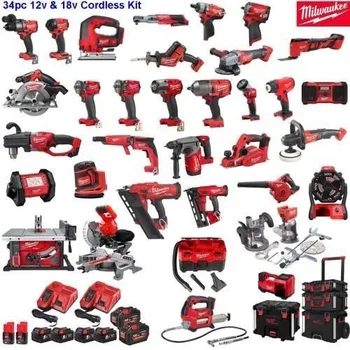 New Power Tools Milwaukees 2695-34 Power Tools Combo Kits M18 20v ...