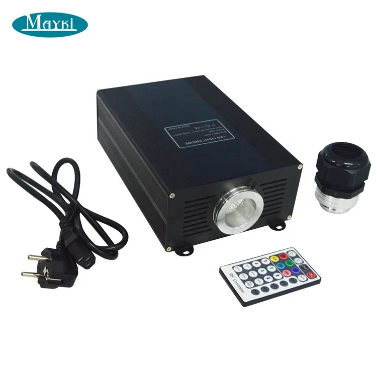 DMX 45W RGB Color LED Fiber Optic Light Source Laser logo in Light Box