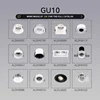 SERIE GU10 - Blanco