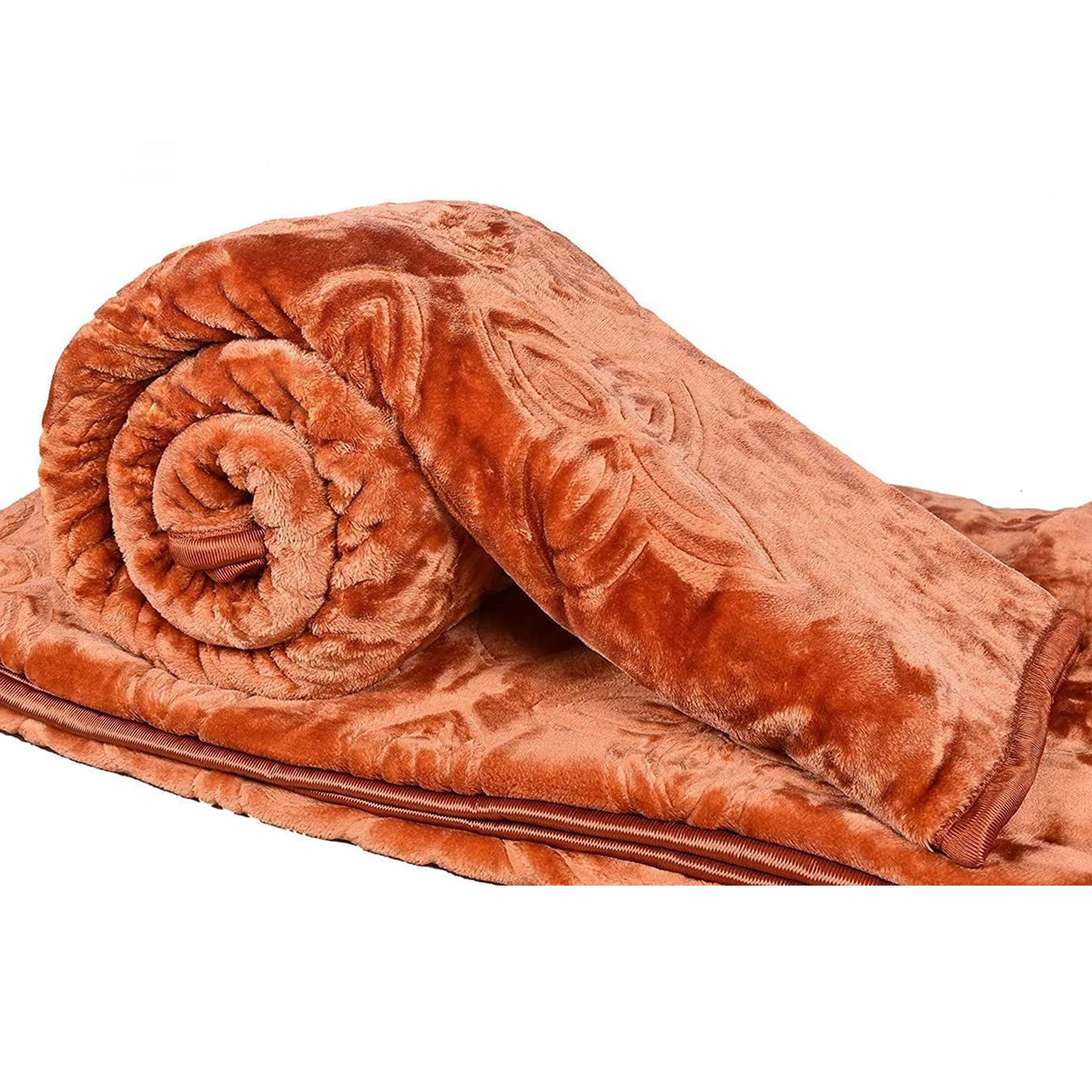 Super Soft Warm Minky Sherpa Double Layers Blanket Double Sides Custom