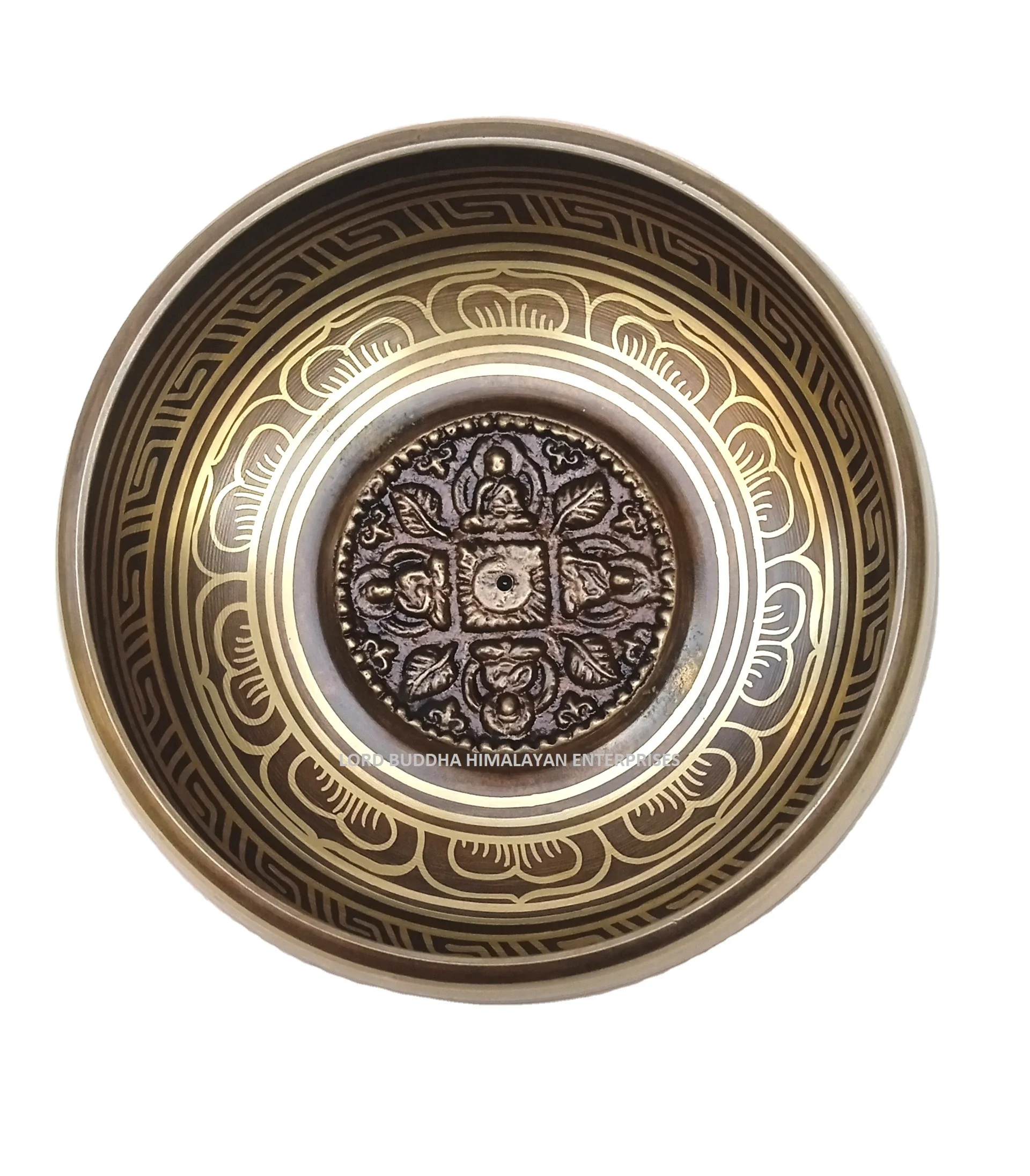 Tibetan Machine Made Casting Singing Bowls In Brass Metal Crafts Nepal