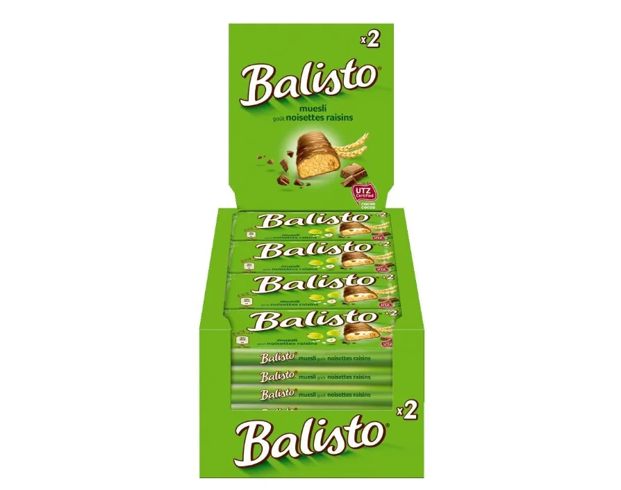 Product “Balisto Muesli goût noisettes raisins Biscuit aux
