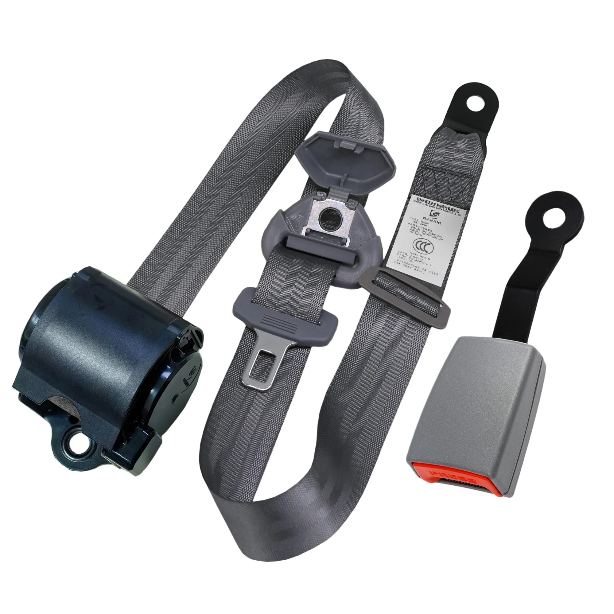 Ar4nm E-Mark Point ERL Retractor Safe Adjustable Seat Belt