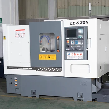 LC-52DYW Lichi Machinery 25x25 Square Knife Holder Linear Guide Way Slant Bed Turret CNC Lathe Turning Machine