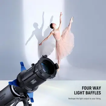 NEEWER LS-48 20 Spotlight Snoot for MS Series LED Video Light Photographic Lighting product image