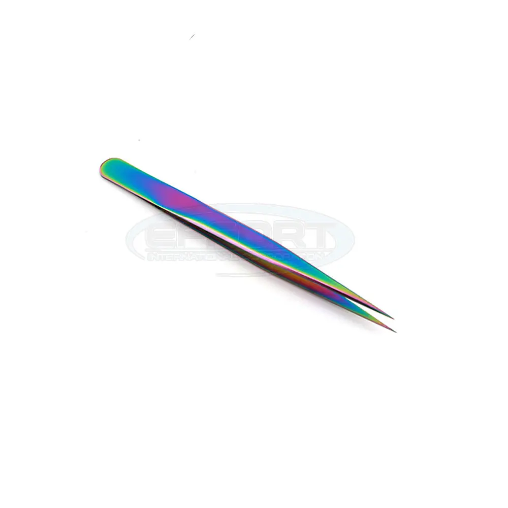 Pakistan Made Professional Isolation Lash Tweezers Stainless Steel