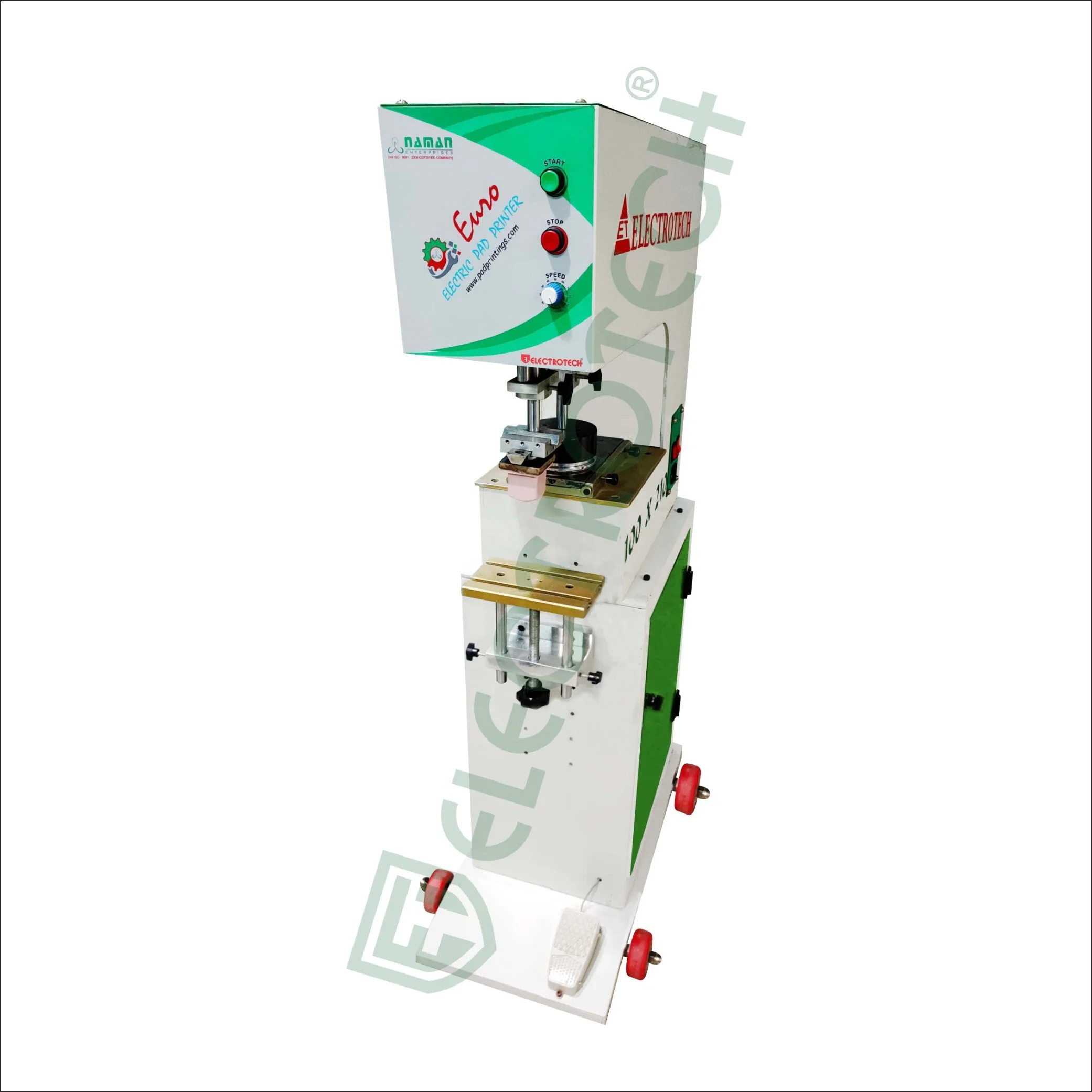 Electrical Ink Cup High Speed Tampon Pad Printing Machine For Brand