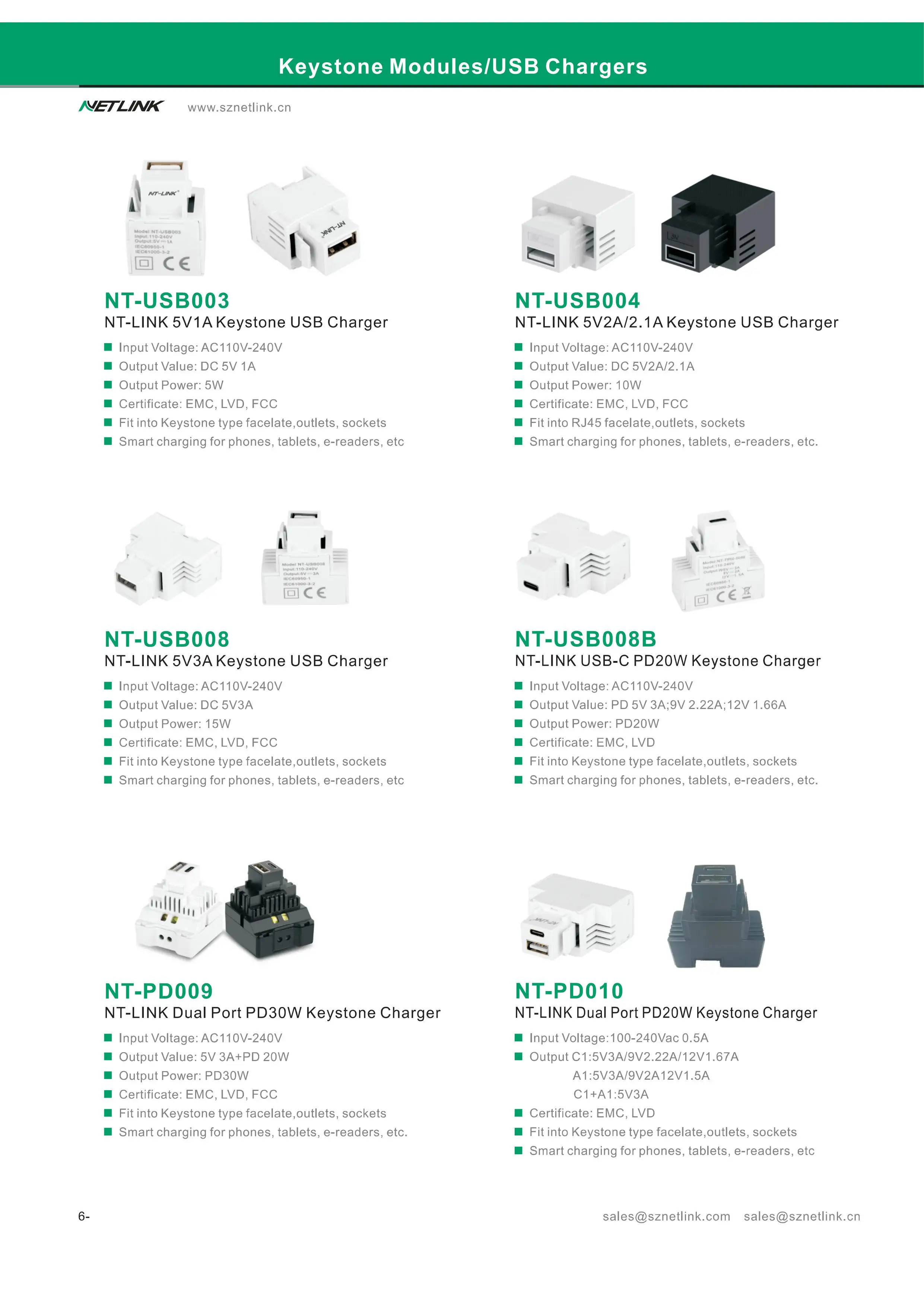 Netlink Usbc Pd20w Keystone Charger Dual Port Pd20w Keystone Charger Buy Keystone Usb Charger
