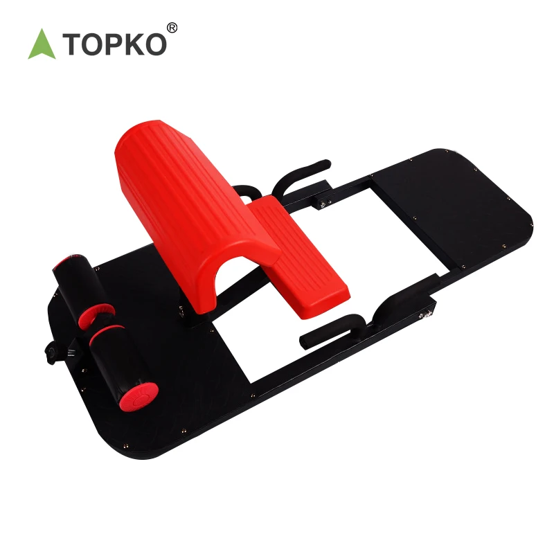 Topko Adjustable Deep Squat Machine Sit up Stand Bench for Home Gym Glutes Workout Station Leg Exercise Machine Glute Trainer