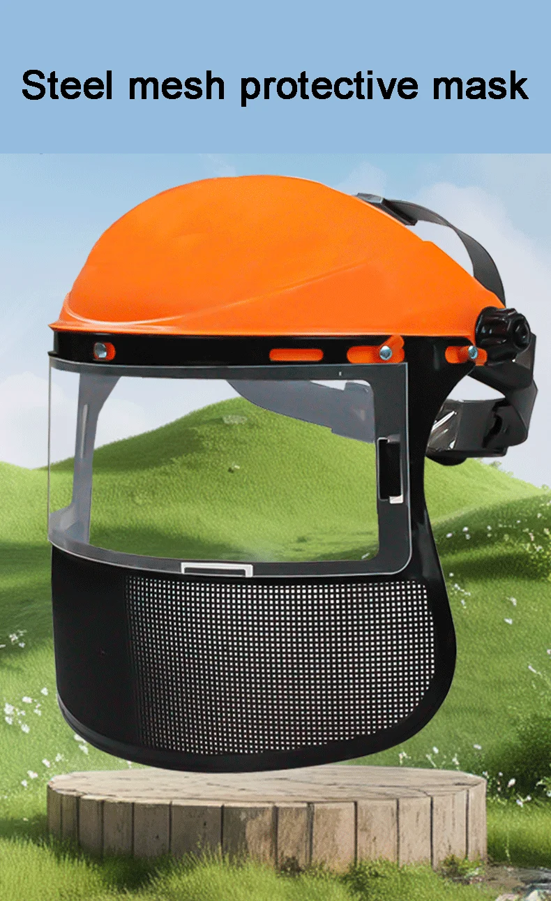 High Quality PP Shell PVC Mask Ratchet Adjustment Full Face protection ...