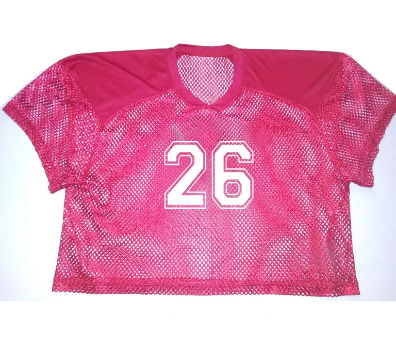 Source American Football Mesh Jersey with number and logo Football