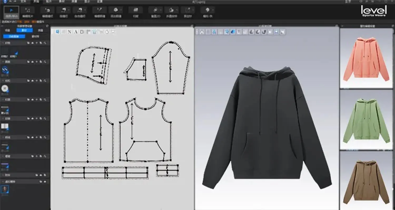 Sustainable Antishrink Hoodies Knitted With Heattransfer Printing