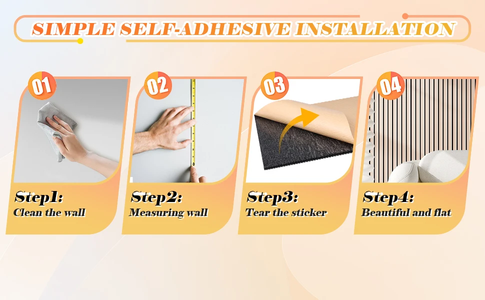 Large Self-Adhesive Modern Fireproof Eco-friendly Acoustic Pet Panels Camel Colour Polyester Fiber Acoustic Wall Panel Home Pet supplier