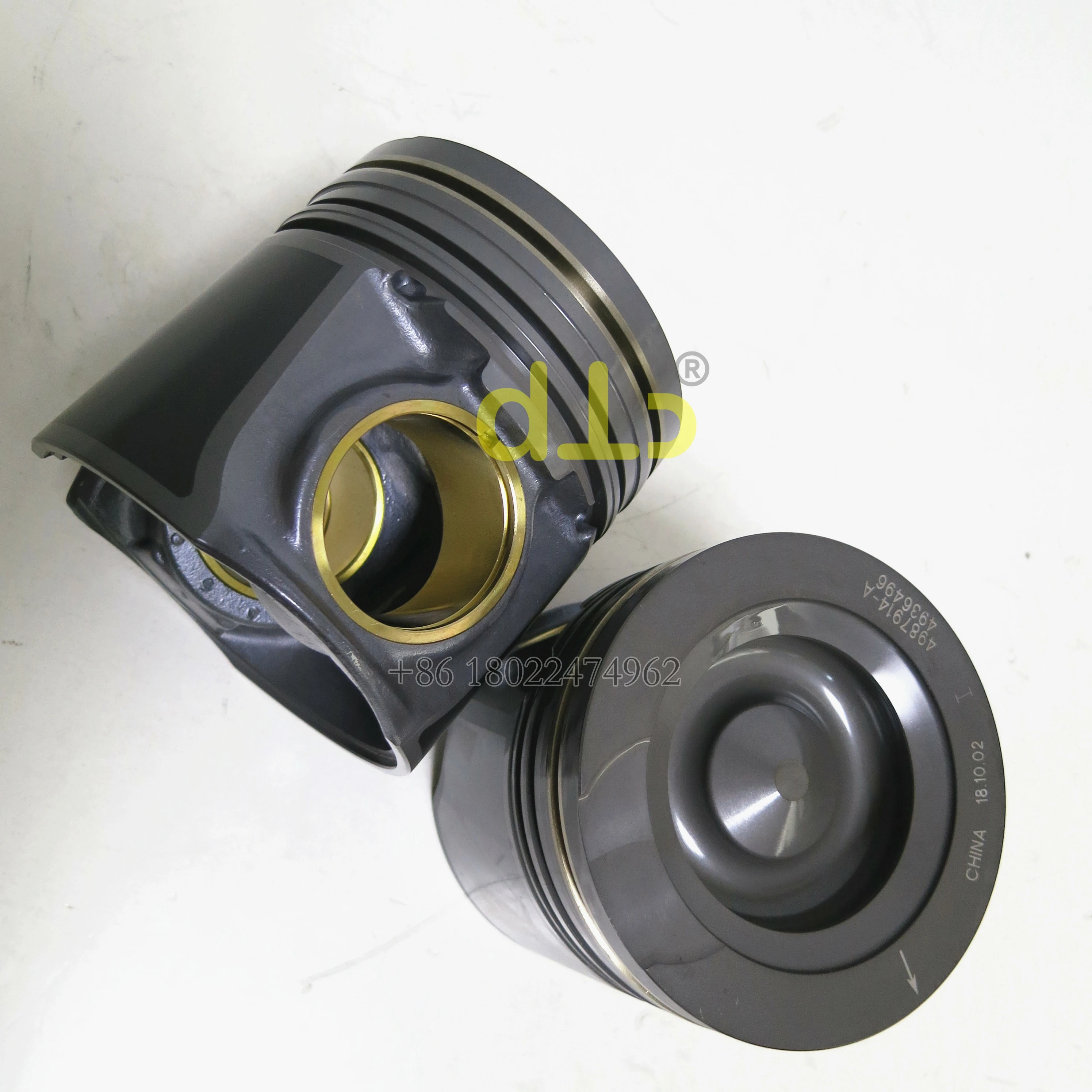 Construction Machinery Part Diesel Engine Parts 4987914 Piston 5302254 for Cummins 6CT8.3 6LTAA ISC ISL 6D114 Piston