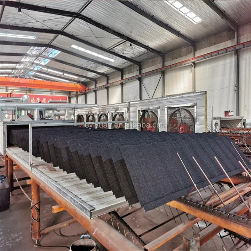 Фабрика продает водонепроницаемый Строительные строительные материалы цветной камень с покрытием металлический кровельный лист