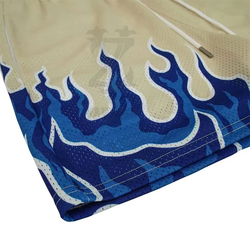 2023 Summer Mesh Breathable Men Shorts Fashion GYM Running Quick-Drying Shorts Baggy Beach Shorts457_voghion.com