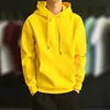 Yellow fleece hoodie