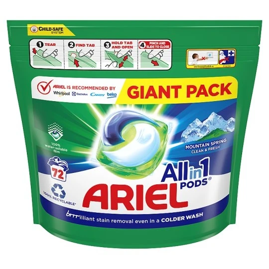 Ariel Laundry Detergent White Washing Powder 120 Pcs Buy Lessive