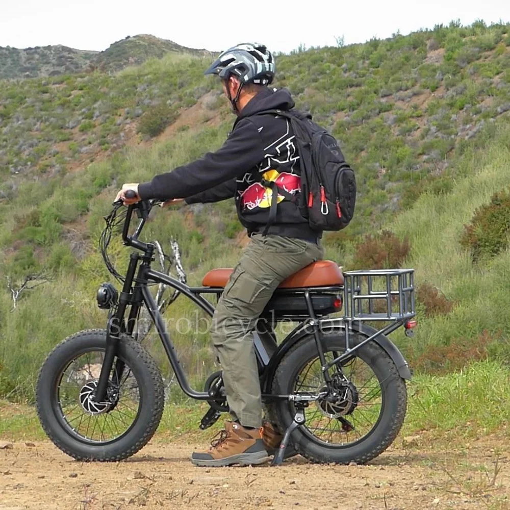 SMLRO E5 Plus 48V 18AH Off-Road Electric Mountain Bike with Mechanical Disc Brake