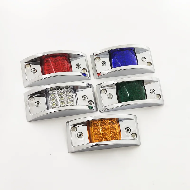 Led Marker Lights 12-Pack LED Side Marker Lights - 6 Amber & 6 Red, 3.9 Inch, 12V For Trailers & Trucks Led Marker Lights Red - Foto 10