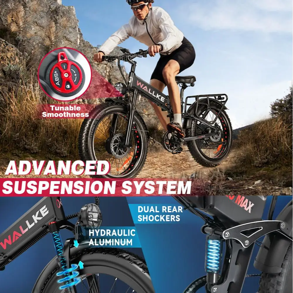 2024 Wallke X3 Pro Electric Folding Bike Convenient and Eco-Friendly Product