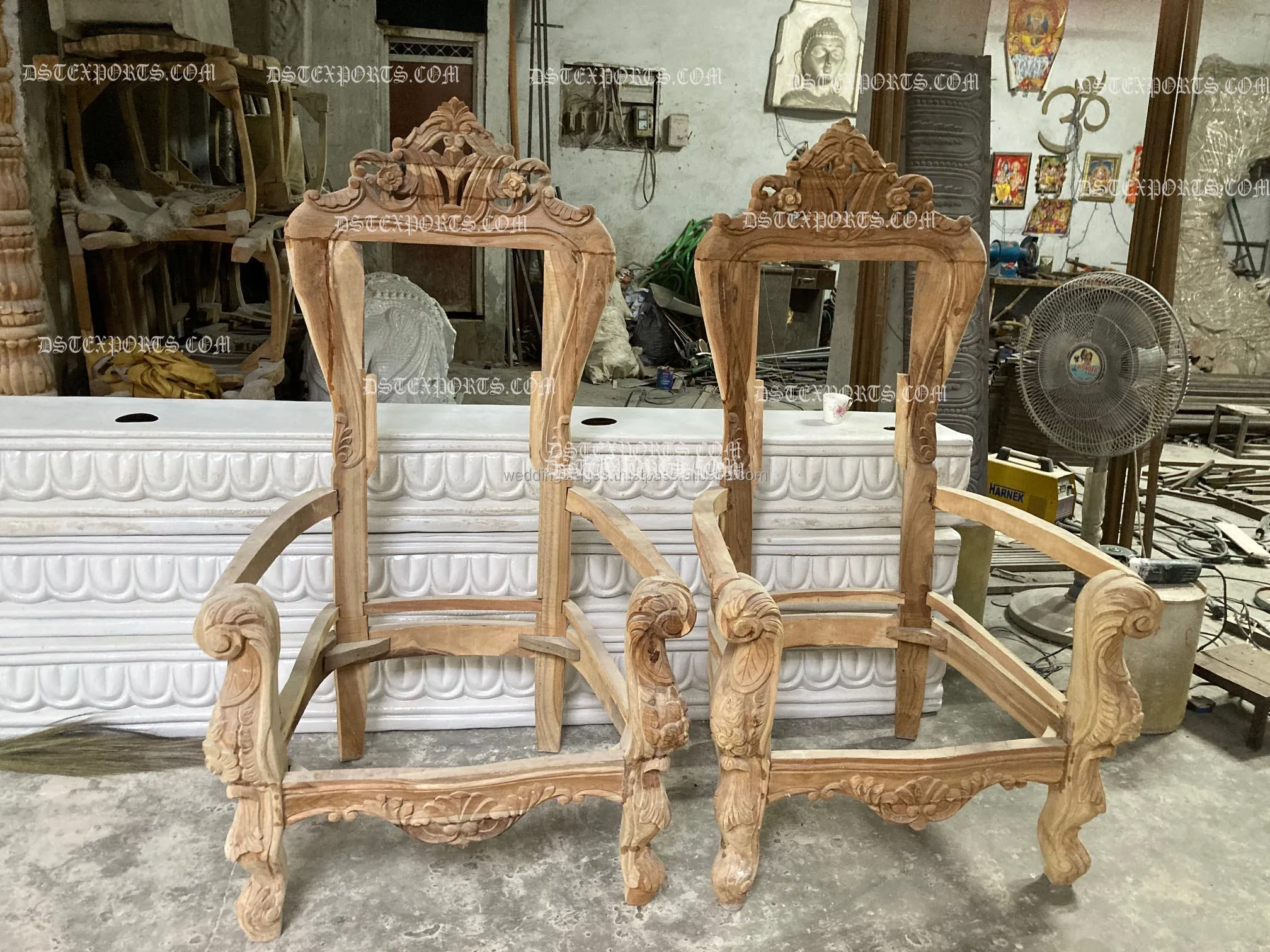 Grand Wedding Loveseat & Matching Chairs Exclusive Wedding Stage Sofa