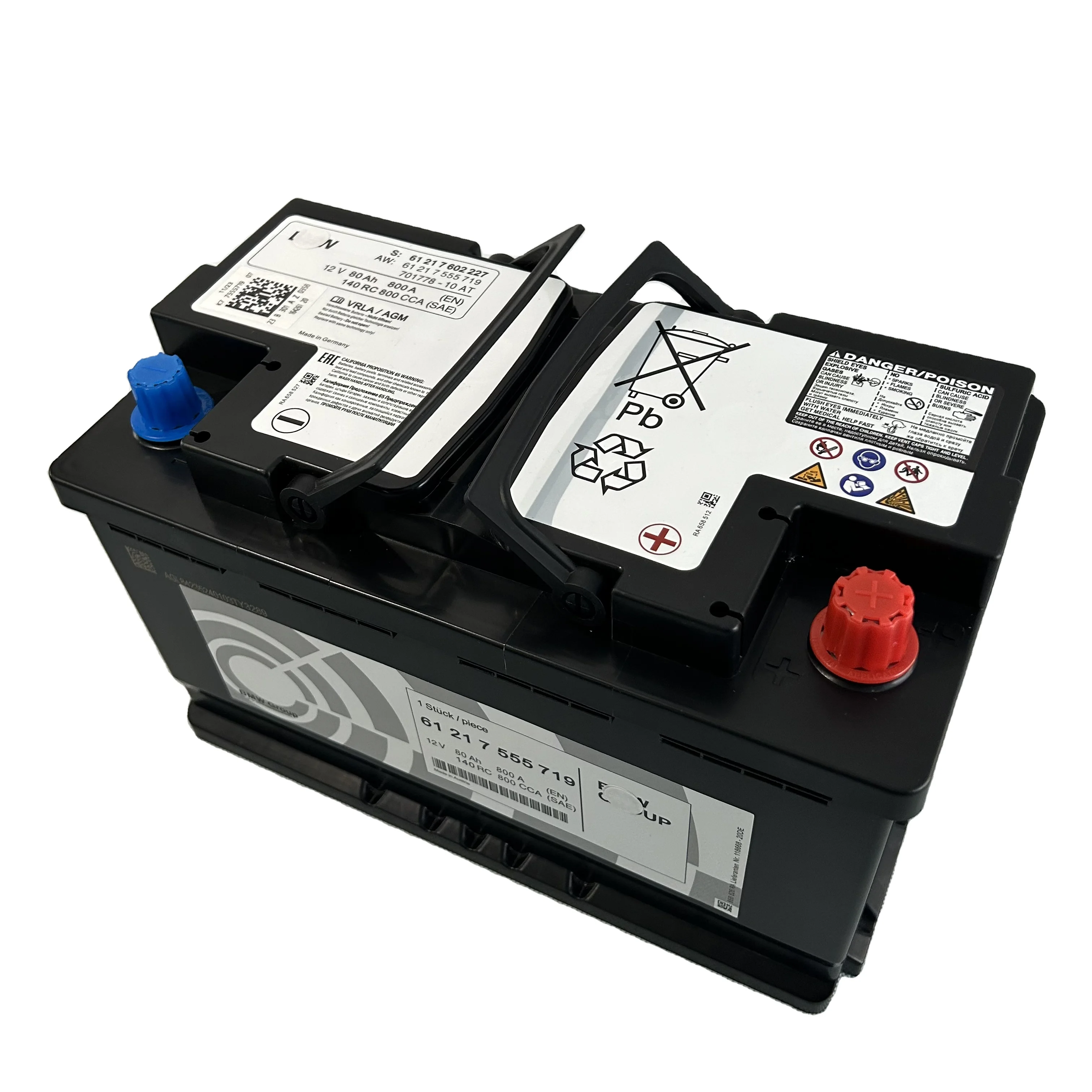Replacement AGM Car Battery 12V 70Ah for BMW Models 328i, 6121