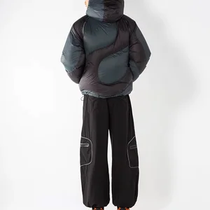 Manufacturer Custom High Quality Reversible Eco-Friendly Breathable Padded Coats Jackets Bubble Clothing Outdoor Color Blocks