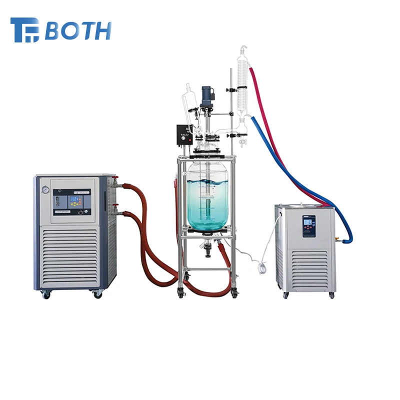 Hot Sale10L Lab Jacketed Glass Reactor With Best Price
