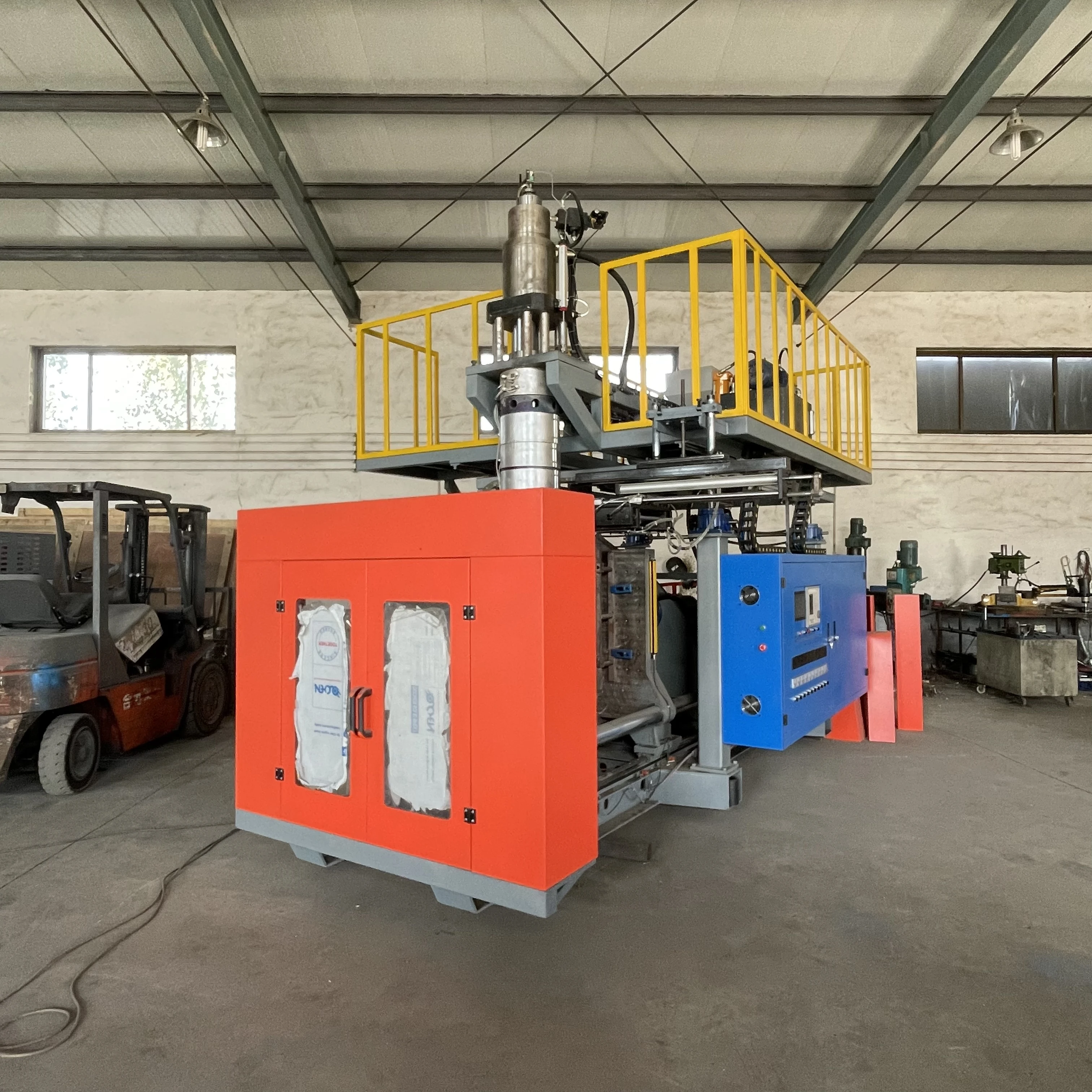 PE 20 L Bucket Extruder HDPE Plastic 25L 30L Tank Make Blow Job Machine Blow Molding Machine