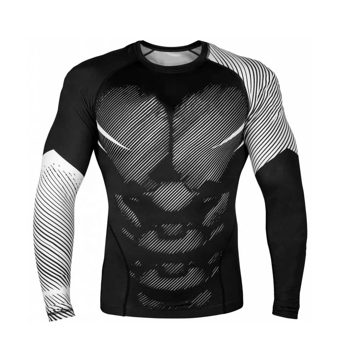 Customized Design Long Sleeve Rash Guards Bjj Rash Guard for Men Jiu ...