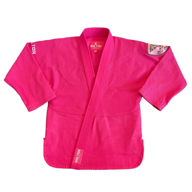 China Custom Logo and color  Best Quality Bjj Gis  Brazilian Jiu Jitsu 100% Cotton Pearl Weave Fabric  For Kids