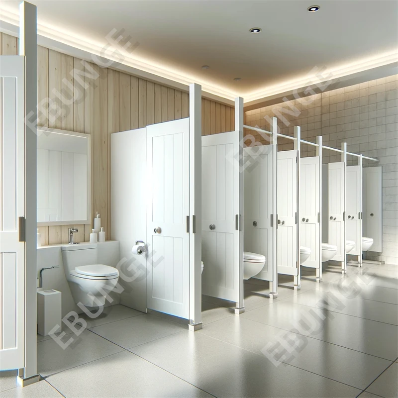 Eco-friendly Plastic Partition Cubicles for Public Toilets