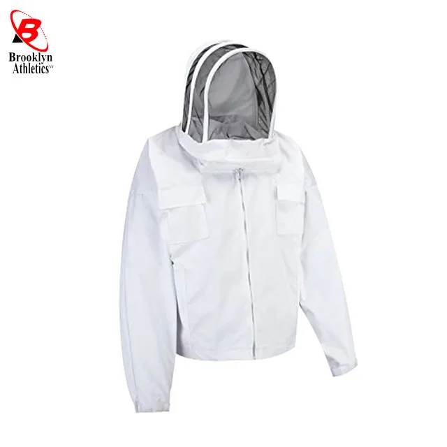 Beekeeping Jacket with Fencing Veil Bee Jacket with Round Veil Beekeeper Jacket Protective Cloth