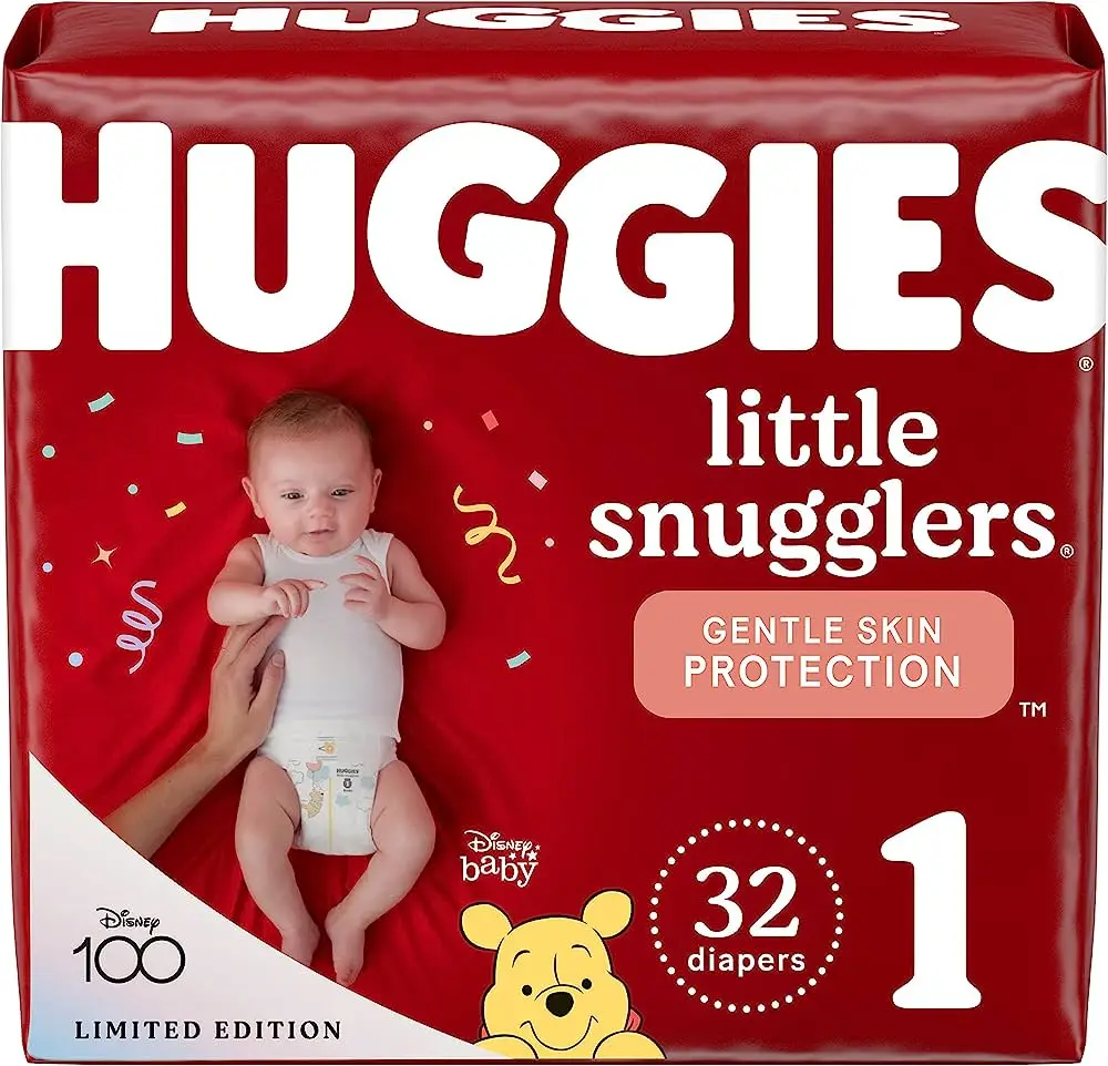 Huggies Special Delivery Hypoallergenic Baby Diapers Size 1, 198