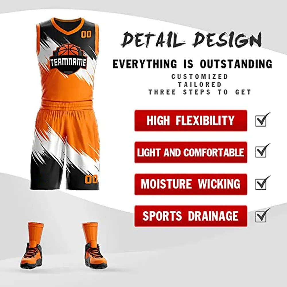 Wholesale Manufacturer Basketball Uniform Fully Sublimation Basketball