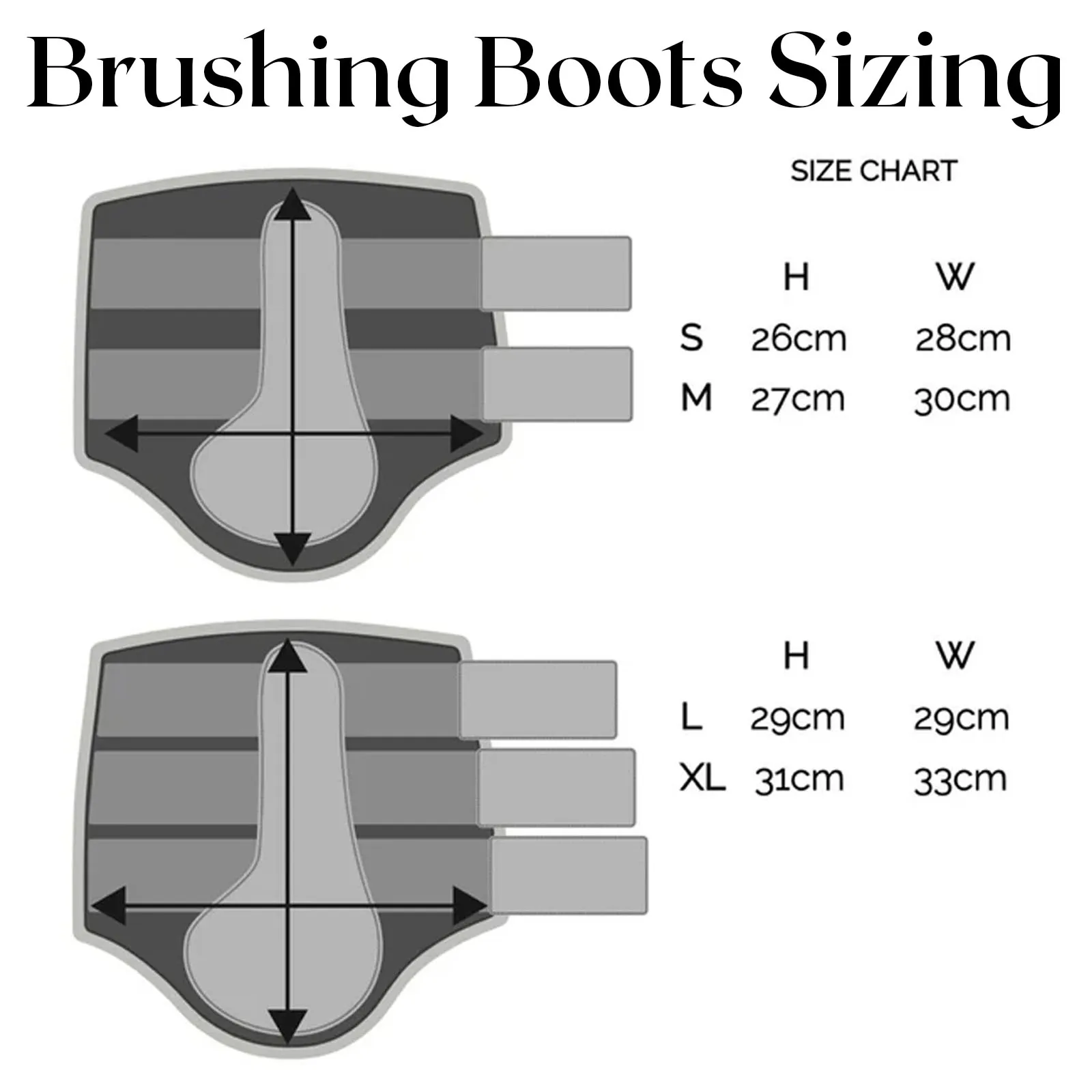 Bottes De Brossage En Néoprène Pour Cheval HY Equestrian Protection Des Membres B 1072146