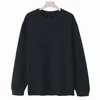 Solid Color Ribbed Black