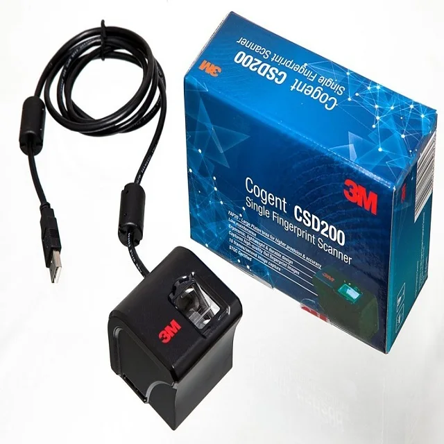 Portable USB Biometric Fingerprint Scanner for Computer Login Supports Export Data With Software