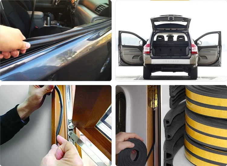 Epdm /rubber Seal Strip For Door And Window Factory Price Durable