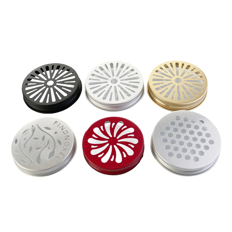 Empty 50ml 100ml 200ml 250ml 500ml Car Air Freshener Aromatherapy Plastic Solid Perfume Jar with Metal Hole Lid