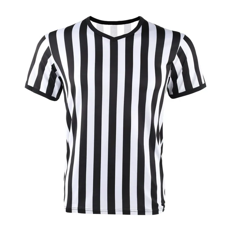 Professional Referee Adult Vneck Soccer Jerseys Football Shirt Uniform