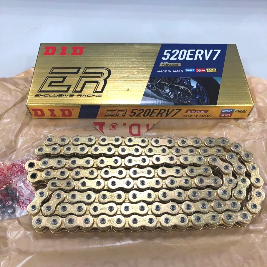 日本制造) Did摩托车链条erv7，520 X环(520erv7(g & G)-120zb) - Buy