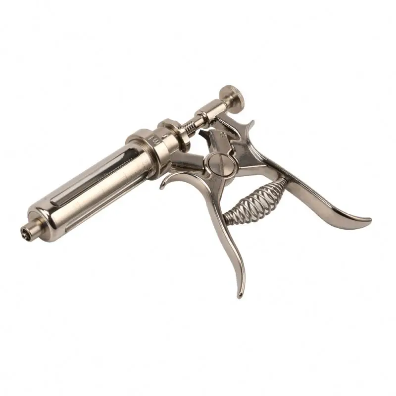 20ml Veterinary Equipment Syringes Automatic Veterinary Metal Syringe