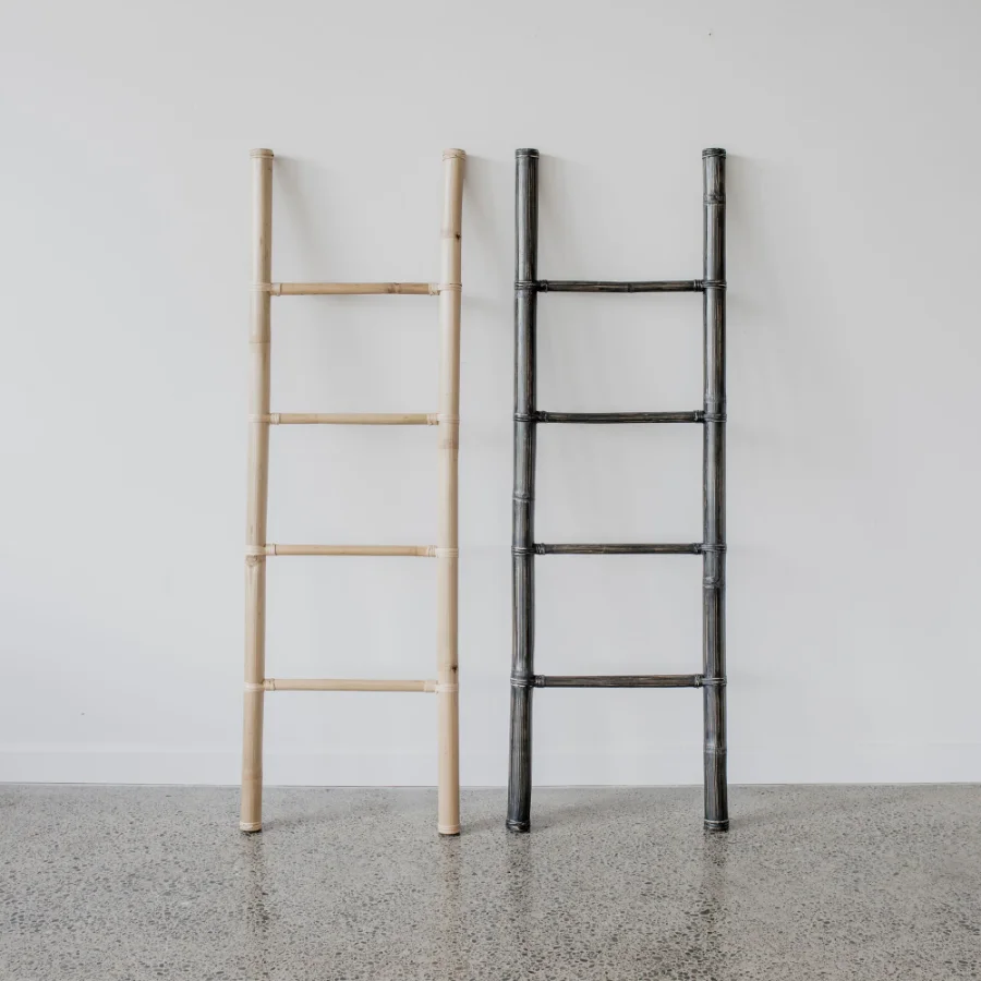 Bamboo Blanket Ladder Towel Rack High Quality Blanket Ladder For